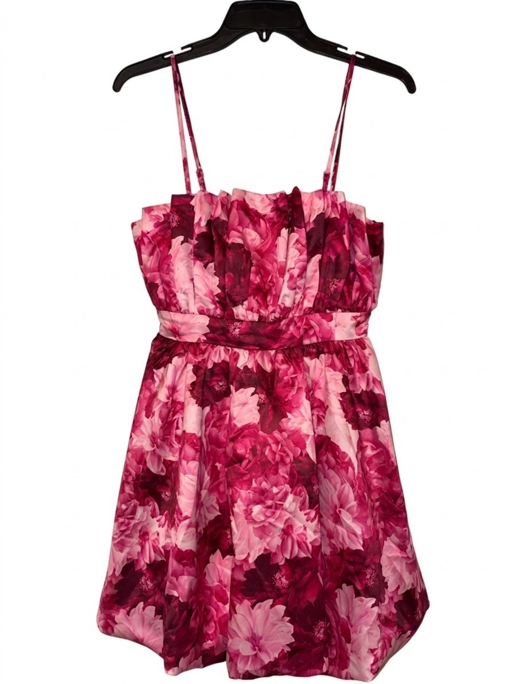 NWT Allison+Kelly Pink Floral Bubble Hem Party Dress S